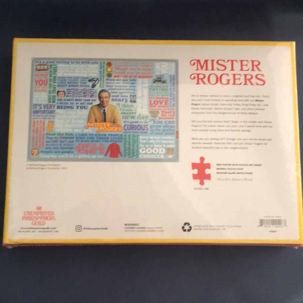 New Sealed MISTER ROGERS 1000 Piece Puzzle - Picture 6 of 7